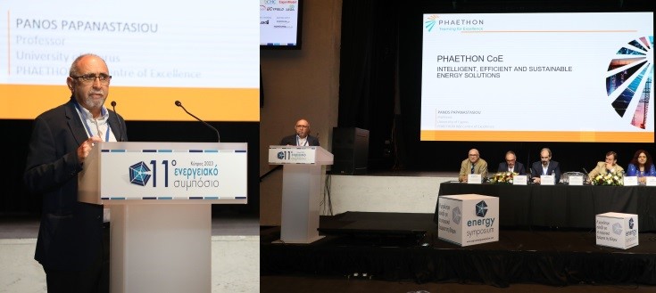 Professor Papanastasiou (re)presented PHAETHON CoE at the 11th Cyprus Energy Symposium